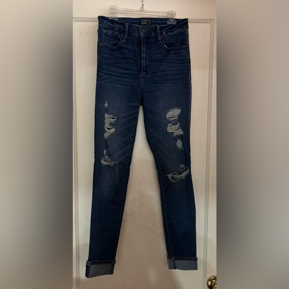 Abercrombie and Fitch Simone High Rise super skinny jeans size 27